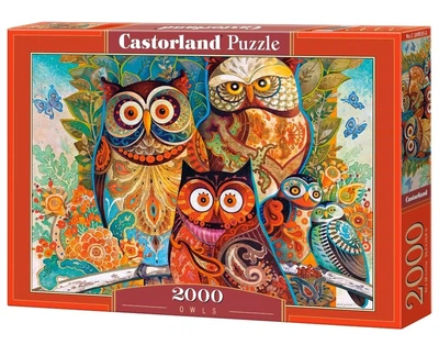 Пазл на 2000 элементов "Совы" (C-200535), Castorland