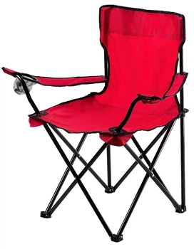 Крісло туристичне Kadax рибальське розкладне Червоне (5903699434192)