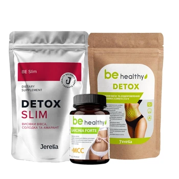Комплекс для схуднення «DETOXSLIM+DETOX FORTE» Jerelia (80368)