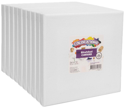 Zestaw płócien Colorations 20 x 20 cm 10 szt 6040335 (5710903700758)