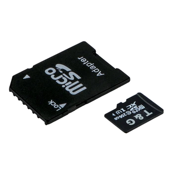 Карта Памяти T&G MicroSDXC 256gb UHS-3 10 Class & Adapter Черный