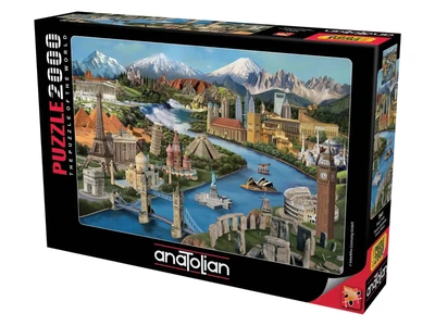 Пазл из 2000 деталей, «Достопримечательности», (3941) Anatolian