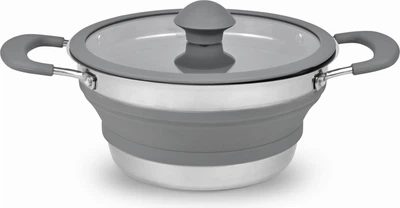 Garnek składany Platinet z gumowanymi uchwytami 1.5 l PCFP15 (5907595463027)