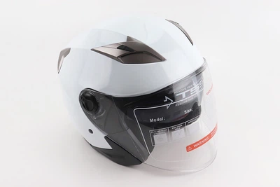 Открытый мотошлем BLD-708 S (55-56 см), белый глянец BLD
