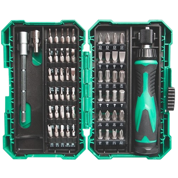 Набор отверток Pro'sKit SD-9857M из прочной хромованадиевой стали 24 бит Зеленый