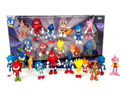 Игровой набор фигурок Супер Соник ToyCloud 11 героев вселенной Sonic 6-9 см Тейлз, Наклз, Эми Роуз 96409