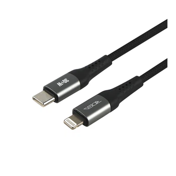 USB Ridea RC-US42 UltraStrong Type-C to Lightning 30W 2m Черный