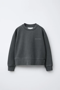 Варений світшот з написом Zara 3402/706 134см Сірий (03402706802131)