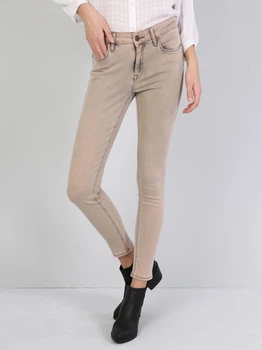 Джинси Super Slim Fit жіночі Colin's 759 Lara CL1042749DN40305 24-30 Бежеві (8681597782535)