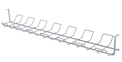 Maskownica do kabli i przewodów Kadax Morup organizer pod blat 72 cm Srebrna (5903699430675)