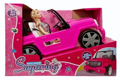 Лялька Swede з автомобілем (Q12522) (5902496212194)