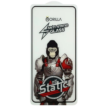 Защитное стекло Gorilla для Google Pixel 5, ESD Anti-Static, 9H, Full Glue, с черной рамкой