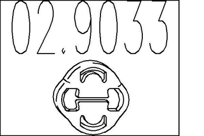 Гумовий елемент кріплення VW POLO (86) / VW GOLF (17) 1972-2013р.
