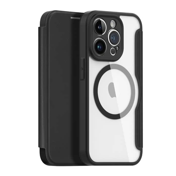Противоударный Чехол-книжка Dux Ducis Skin X Pro with MagSafe для iPhone 14 Pro Max Black