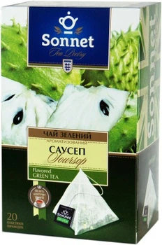 Чай зелений "Soursop" (пірамідка) 20*2г,Sonnet