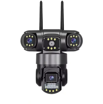Уличная поворотная 4G IP камера видеонаблюдения EVKVO 16MP для безопасности дома и бизнеса видеокамера (625904)