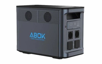 Портативна зарядна станція ABOK 2000W / 1536Wh / Power Station / LiFePO4 / 1536 Вт•год