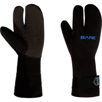 Перчатки Bare трех-палые K-Palm Mitt 7мм Черный L