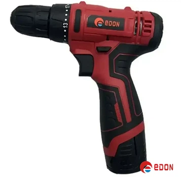 Акумуляторний шурупокрут з набором насадок EDON ED-1201 (кейс 12 В, 2А, 1 АКБ)