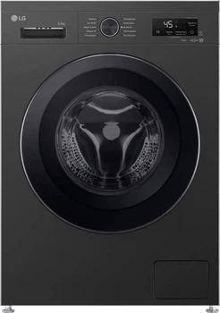 Пральна машина LG серії 6 Motion Steam F2Y2WS6JE, фронтальна, вузька, 44 см, 6,5 кг, 1200, клас F/A/B, 10 програм, інверторний, WiFi, дисплей, антрацит