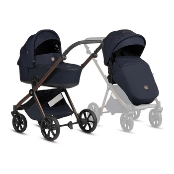 Универсальная коляска 2 в 1 Tutis Mio 3 Plus 015 Limited Edition Midnight Swallow, 1622015
