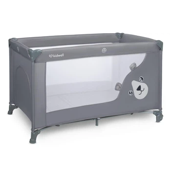 Детская кроватка-манеж Kidwell Blissy Basic Gray, 5901130103119