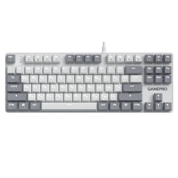 Клавиатура GamePro Genesis Metallic MK110W Outemu Red Swithes USB White