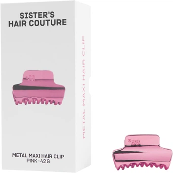 Металлическая заколка для волос Sister's Sport Maxi Pink (4820227785827)