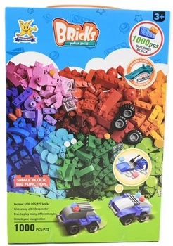 Klocki konstrukcyjne Norimpex konstrukcyjne 1000 elementów (5906196010784)