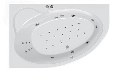 Гідромасажна ванна Ravak Asymmetric II 150 L Power Ultra білий (GMSR0864)