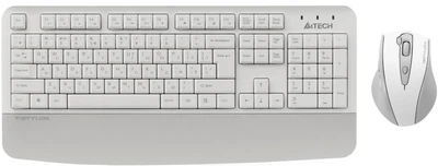 Комплект беспроводной A4Tech Fstyler FG2500S Plus Wireless White (4711421003254)