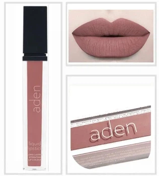 Aden Liquid Lipstick Помада рідка Суперстійка "Nude Elegance" No 07