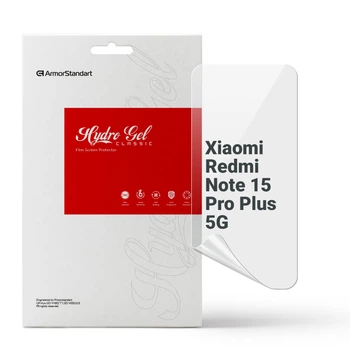 Захисна плівка для Xiaomi Redmi Note 15 Pro Plus 5G гідрогелева ударостійка протиударна прозора бронеплівка на телефон ArmorStandart захист скла (ARM89622)