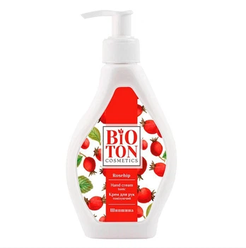 Крем для рук тонізуючий "BIOTON", шипшина, 350 мл