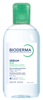 Мицеллярный лосьон Н2О Bioderma Sebium Solution Micellaire 250 мл
