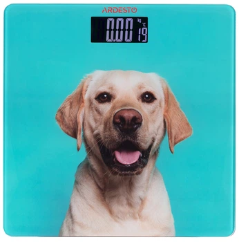 Весы Ardesto напольные Dog, 150кг, AAAx2 в комплекте, стекло, многоцветные (SCB-965DOG_ER)