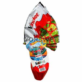 Шоколадне яйце Kinder Maxi Hot Wheels з колекційною машинкою Хот Вілс 150 г (0335)