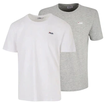 Чоловіча футболка Fila Brod Tee 2pack білий сірий XL FAM0083 13149 (XL)