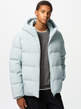 Пуховик Uniqlo розмір XXL світло сірий (02) (470077)