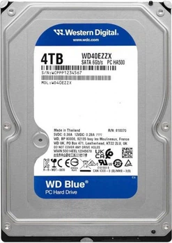 Жесткий диск WD Blue 4 TB (WD40EZZX)