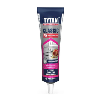 Монтажний клей Tytan Professional Classic Fix безколірний 100мл