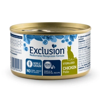 Exclusion Sterilized Chicken корм для стерилізованих котів з куркою 85 г