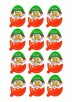 Лімітована серія Kinder Joy Minecraft 12 шт