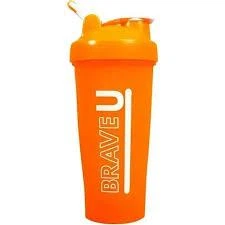 Шейкер спортивний BRAVE 700 ml Оранжевий