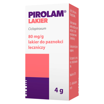 Лак для лечения грибка ногтей Пиролам (Pirolam) 80 мг/г, 4 г