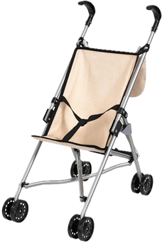 Коляска для ляльок Bayer Design з сумкою Бежева 30575AB (4003336420074)