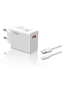 Мережевий зарядний пристрій 120W USB Type-A з кабелем USB-A to USB-C Xiongzhixin MDY-12-ED