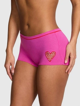 Жіночі трусики Victoria's Secret (283677492920) Cotton Boyshort XL рожеві