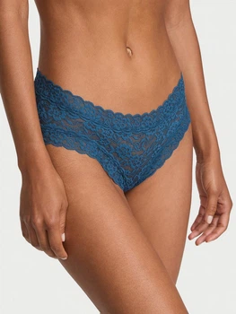 Женские трусики Victoria's Secret (2879987312165) Lace Cheeky L синие