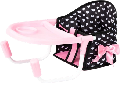 Siedzisko dla lalek Bayer Design Różowo-czarne 65960AA (4003336659603)